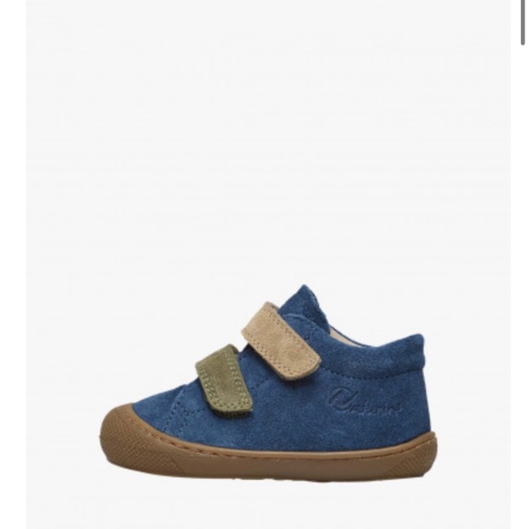 NWT NATURINO CORKEL VL Suede first-steps shoes in Navy - Picture 2 of 13